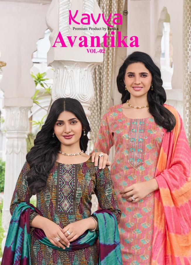 AVANTIKA VOL 2 BY KAVYA READYMADE STYLISH CAPSULE SALWAR KAMEEZ  