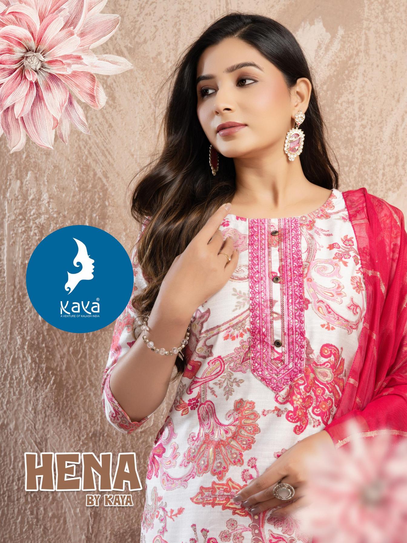 HENA BY KAYA FULLY STITCH STYLISH VERTICAN PRINT SALWAR SUITS 