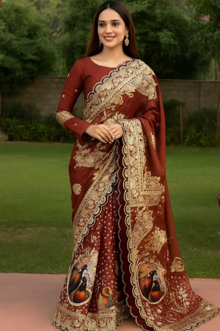 KC 161 PRETTY LOOK KHADI VISCOSE SAREE SUPPLIER 