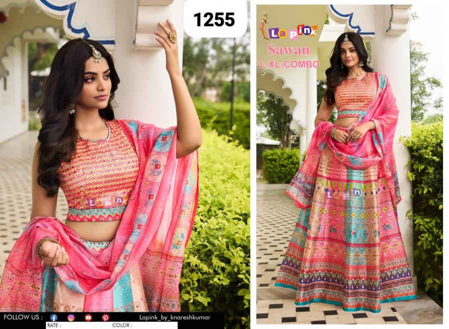 AHMEDABAD LAPINK SURAT SHARARA CROP TOP LEHENGA GOWNS WESTERN WEAR AND WEDDING WEAR 2025 COLLECTION