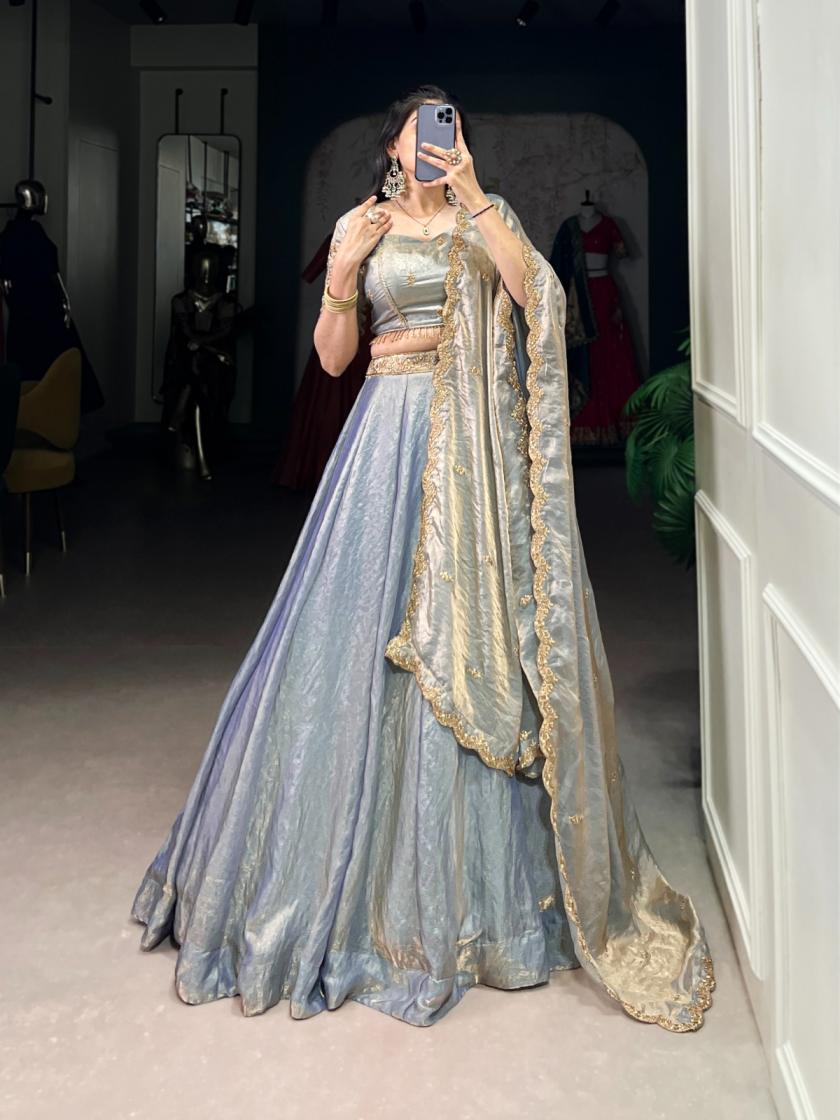 LNB1440 STITCHED LEHENGA WITH UNSTITCH BLOUSE AND DUPATTA 