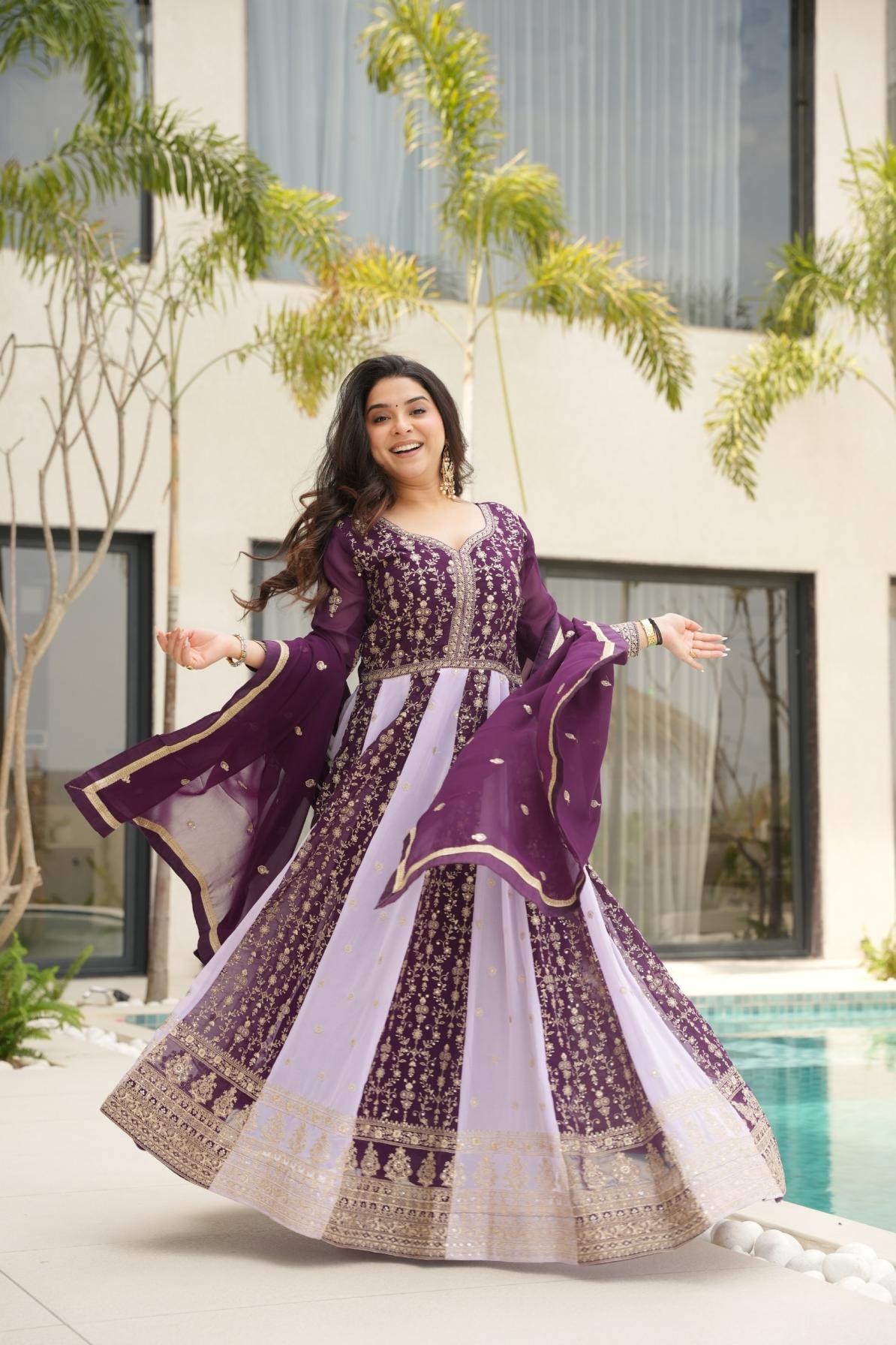 LW 9250 READYMADE DESIGNER FESTIVE WEAR GOWN 