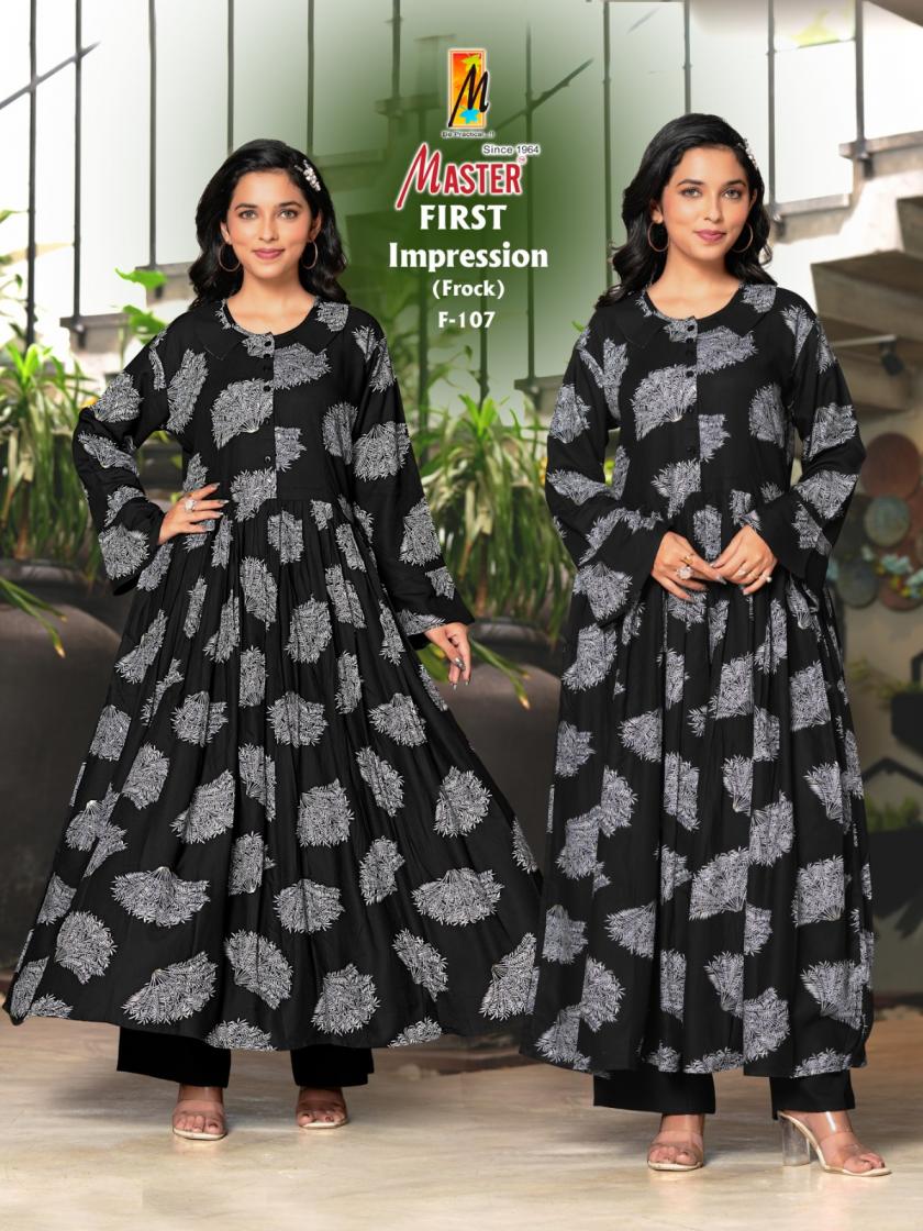 FIRST IMPRESSION BY MASTER RAYON FULL STITCH UNIQUE SUIT FOR WOMENS 