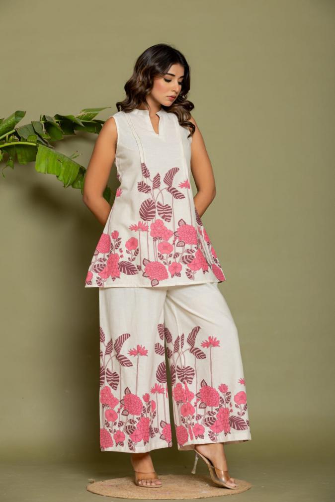 MODERN COTTON FLEX UNIQUE READYMADE STYLISH COMBO SET CO-ORD SETS 
