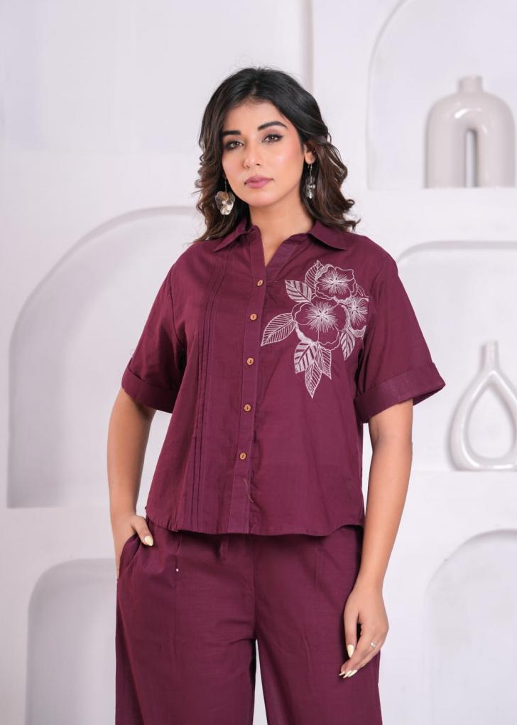 MODERN PATTERN READYMADE COTTON COMBO SET CO-ORD ONLINE 