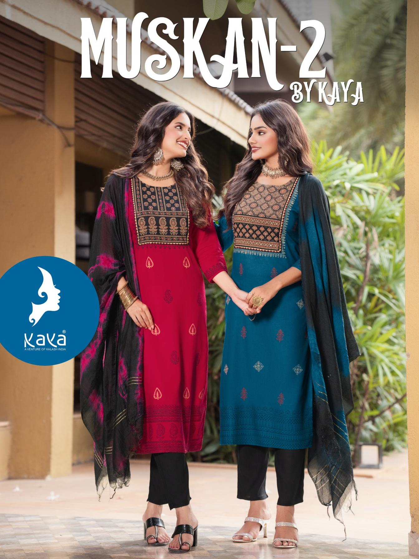MUSKAN VOL 2 BY KAYA PRESENTS 3PCS SUITS