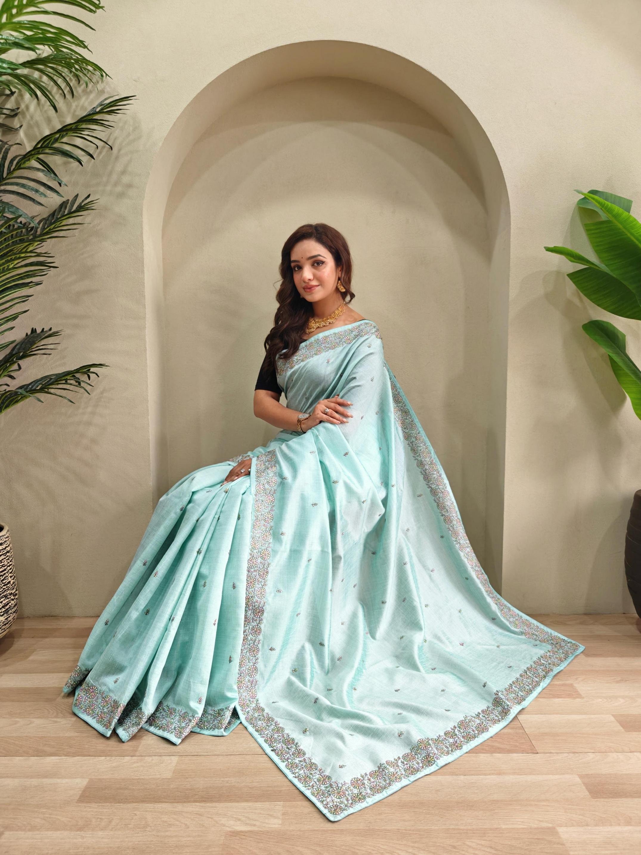 NAISHA LOOM TUSSAR ELEGANCE SAREE WHOLESALER 