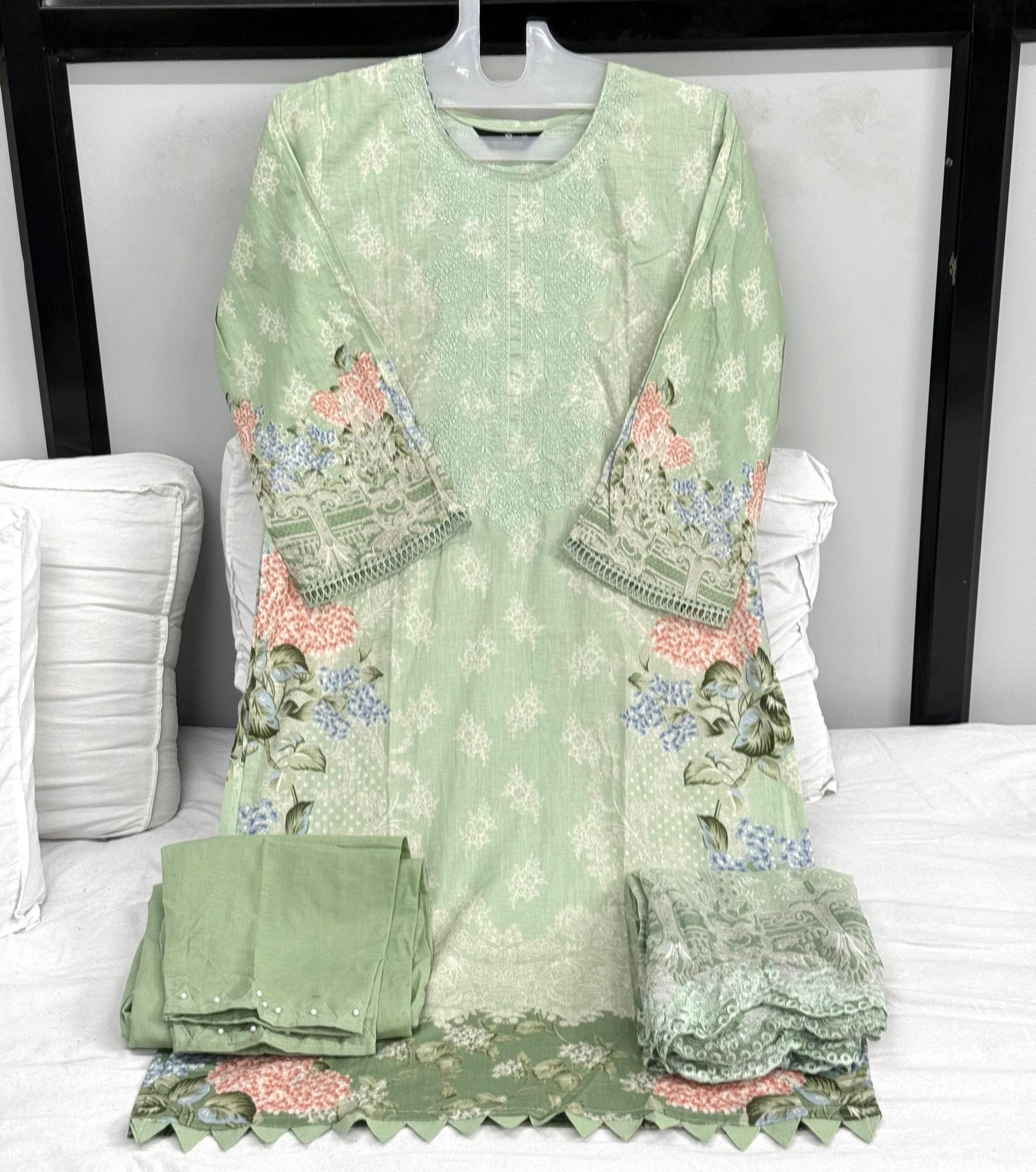 SHRADDHA DESIGNER NEEDLE WONDER VOL 2 COTTON FULL STITCH PAKISTANI SUITS