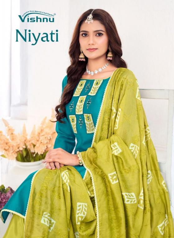 VISHNU NIYATI AMAZING VETICAN SILK SALWAR KAMEEZ 