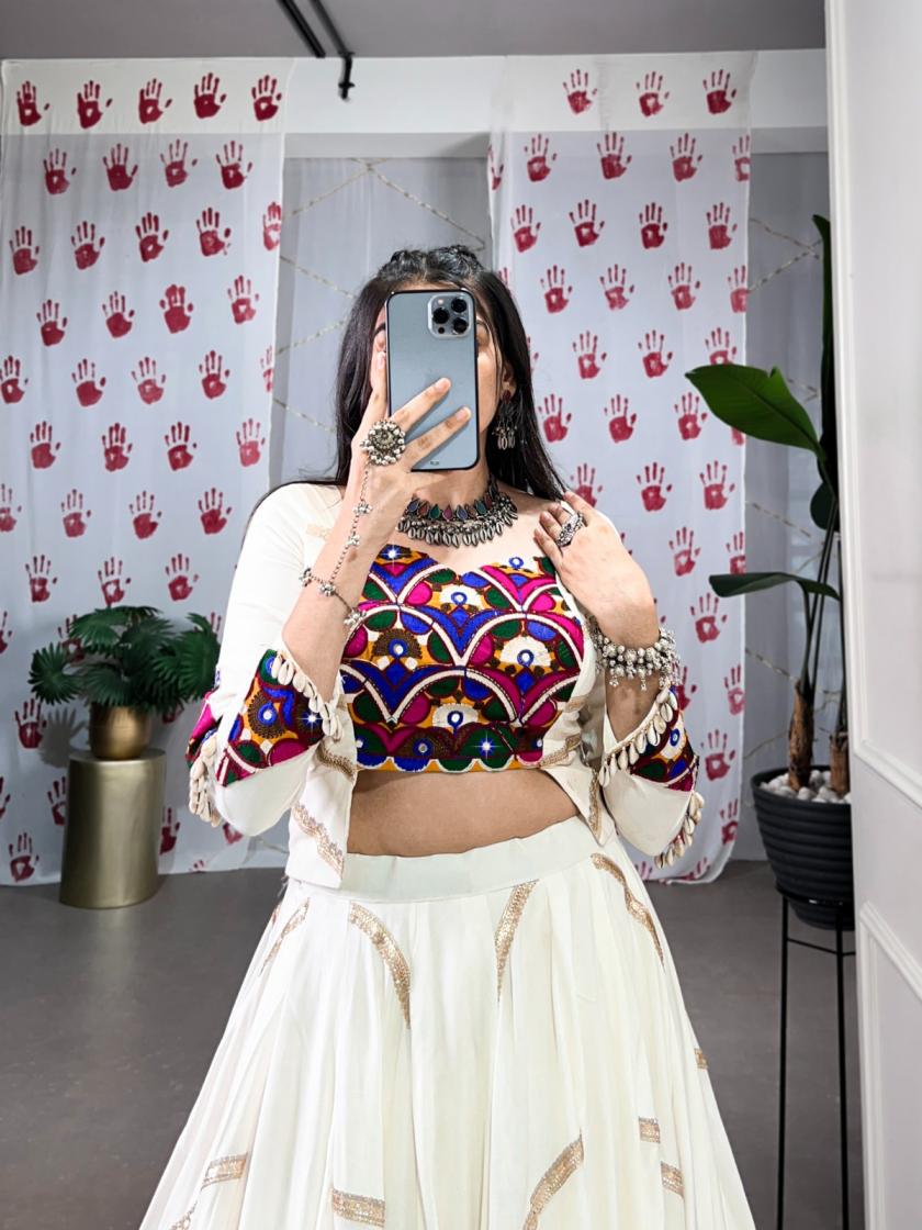 NNK1625 NAVRATRI HIT DESIGN STYLISH FULL STITCH CHANIYA CHOLI WITH KOTI STYLE 