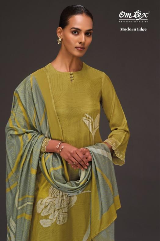 MODERN EDGE BY OMTEX PAKIZA SILK HIT DESIGN DRESS MATERIALS 