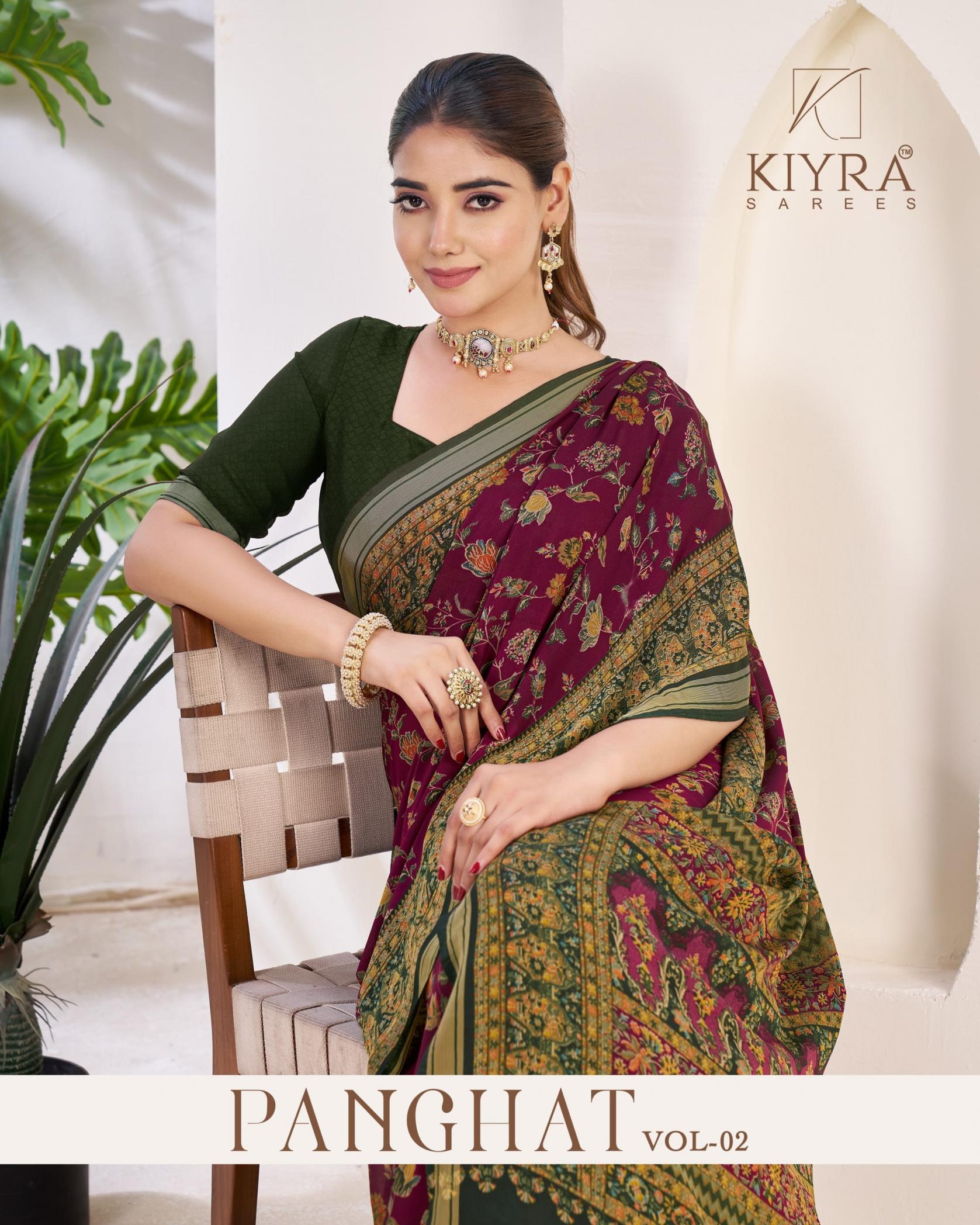 KIYRA PANGHAT VOL 2 VENILLA SILK LUXURIOUS SAREES 