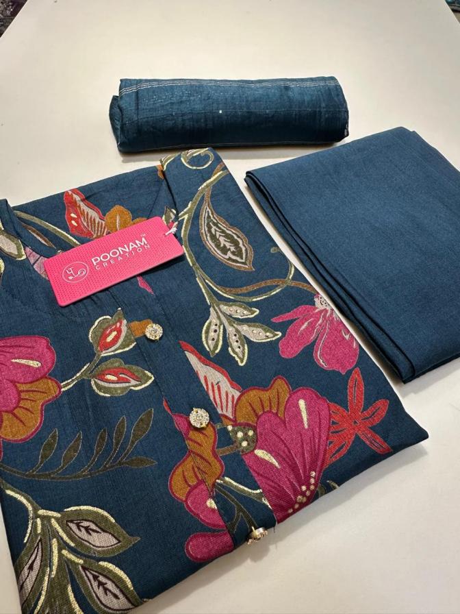 KIT KAT BY POONAM CREATION VATICAN STYLISH FULL STITCH COMBO KIDS DRESS