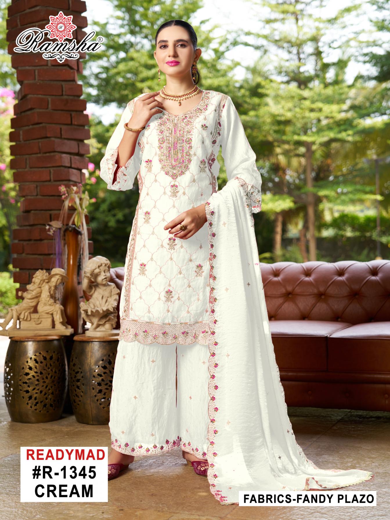RAMSHA R 1346 NX FANDY DESIGNER READYMADE PLAZZO STYLE DRESS