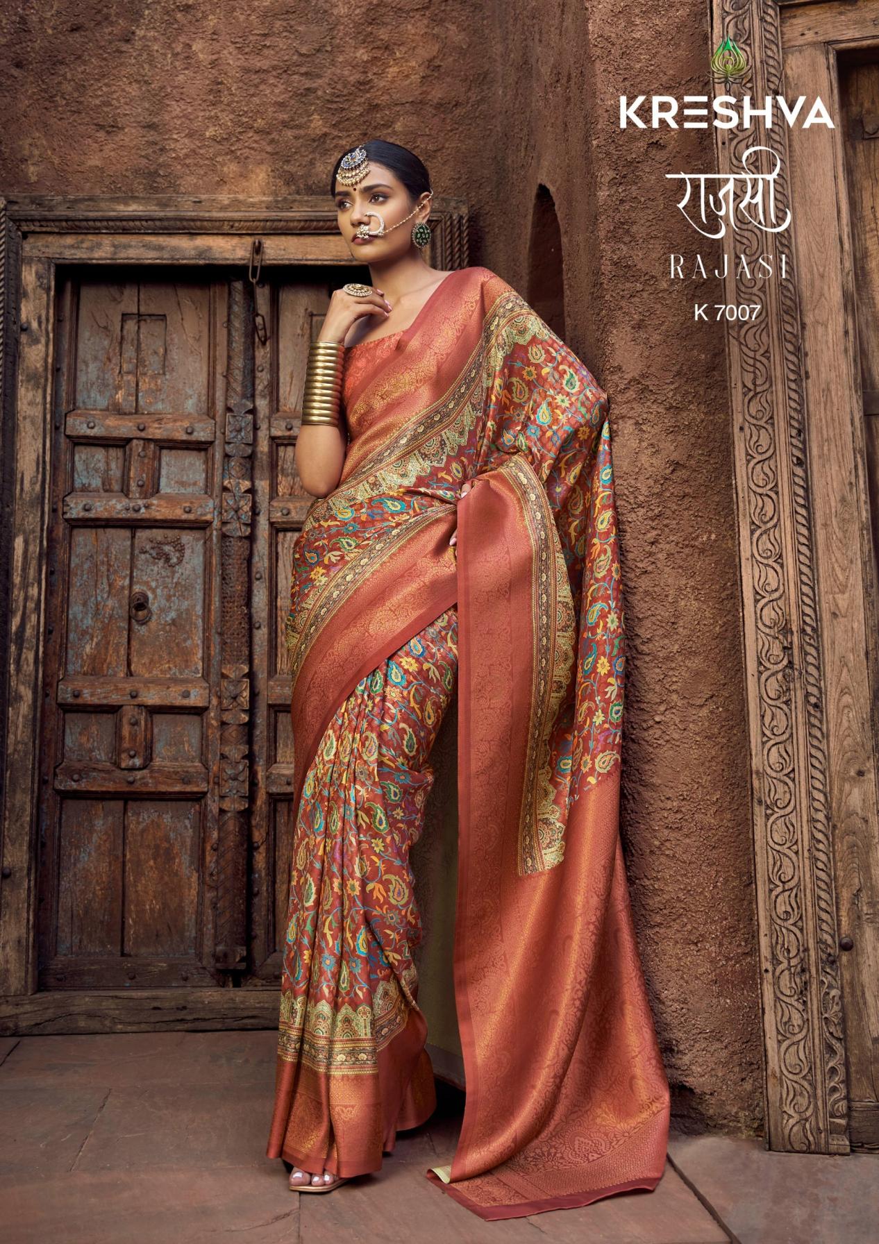 RAJASI BY KRESHVA PRESENTS CARNIVAL WEAR CLASSY SAREE