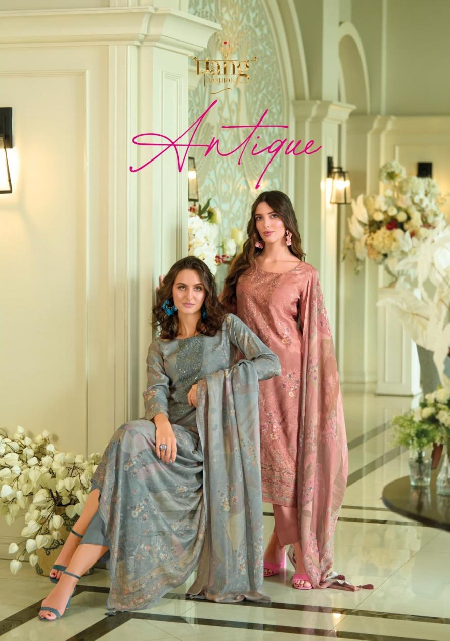 ANTIQUE BY RANG FASHION MUSLIN UNIQUE COLOURS 3PCS DRESS