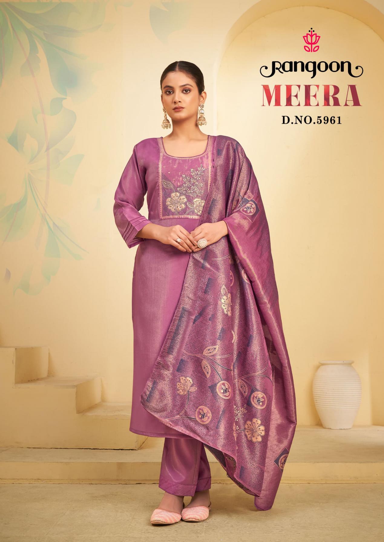 MEERA BY RANGOON 3PCS FULL STITCH ETHNIC WEAR DRESS