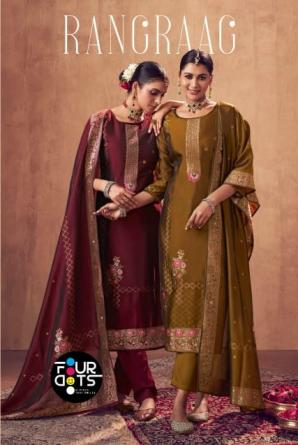 FOURDOTS PRESENTS RANGRAAG UNSTITCH SILK SALWAR SUIT 