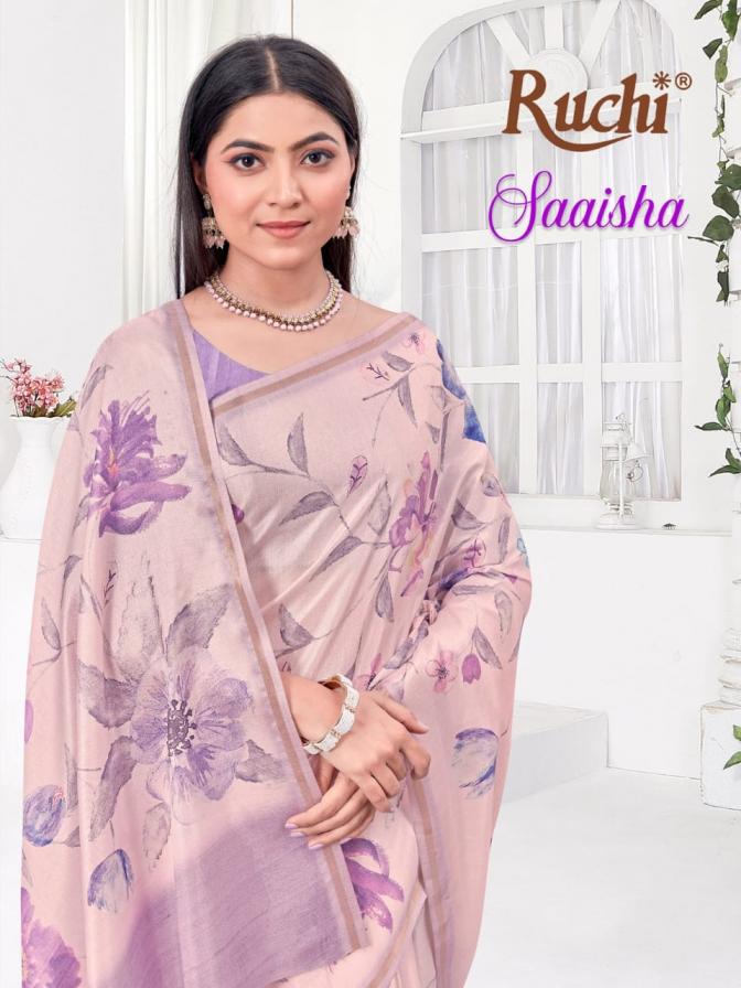 SAAISHA BY RUCHI TUSSAR SILK UNIQUE SAREES  