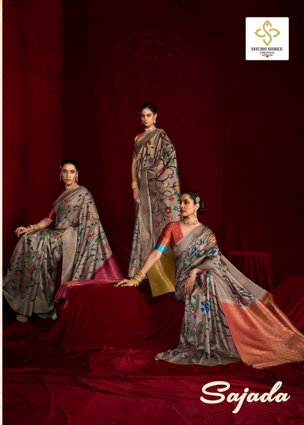 SHUBH SHREE CREATION SAJADA ELEGANCE SILK WEAVING SAREE ONLINE 