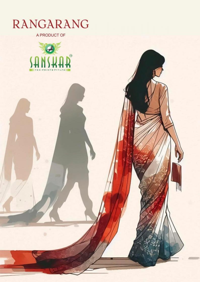 RANGARANG BY SANSKAR TEX PRINTS MANIPURI SILK SAREE EXPORTS 