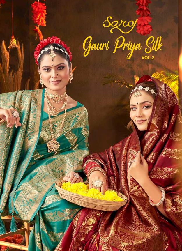 Gauri priya silk Saroj vol.2 50*600 silk saree