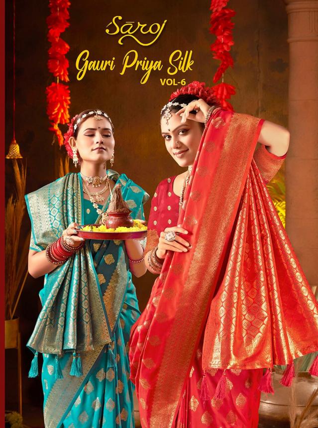 Gauri priya silk saroj vol.6 50*600 silk saree
