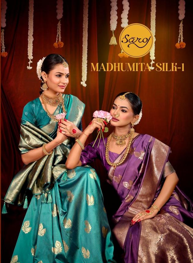  Madhumita silk Saroj vol.1  50*600 silk saree