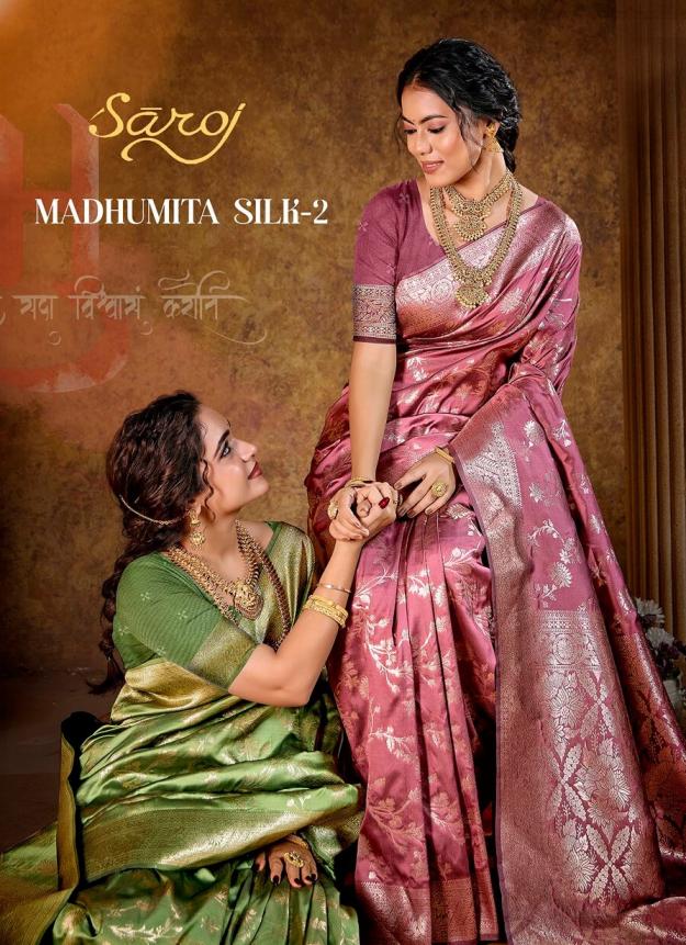 Madhumita silk Saroj vol.2 50*600 silk saree
