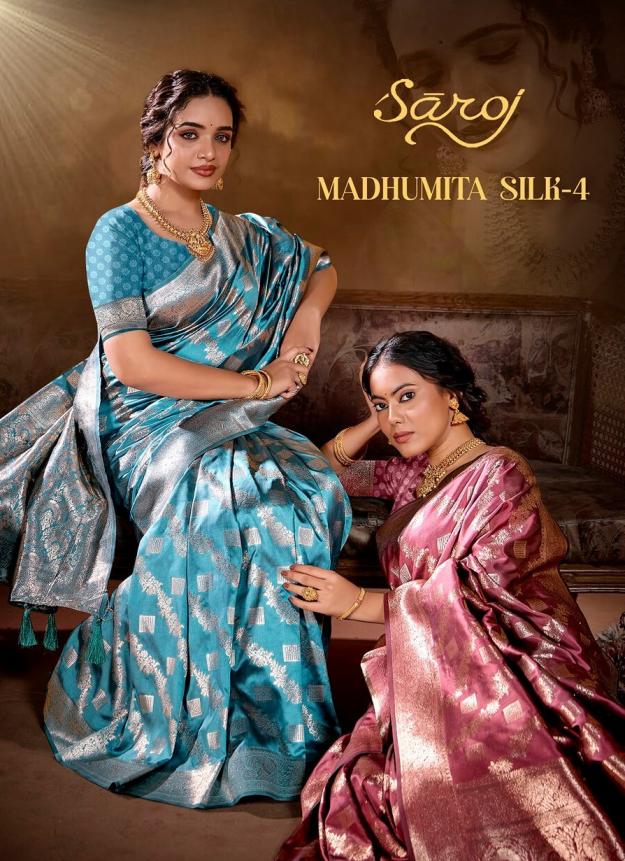  Madhumita silk Saroj vol.4 50*600 silk saree