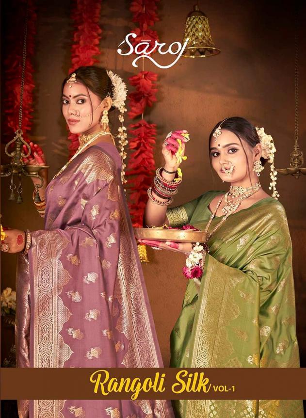  Rangoli silk Saroj vol.1 Satin silk saree