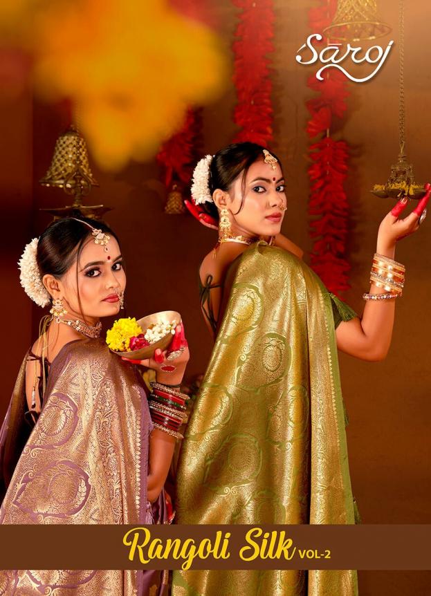 Rangoli silk Saroj vol.2 Satin silk saree