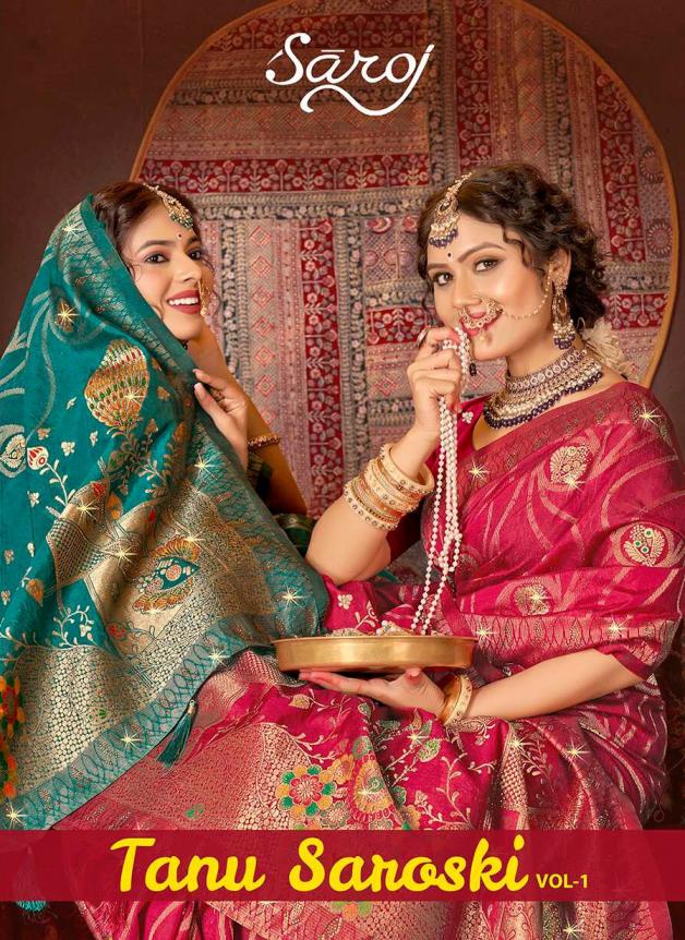 Tanu saroski Saroj vol.1  Dola silk saree 