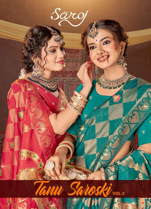 Tanu saroski Saroj vol.2  Dola silk saree 