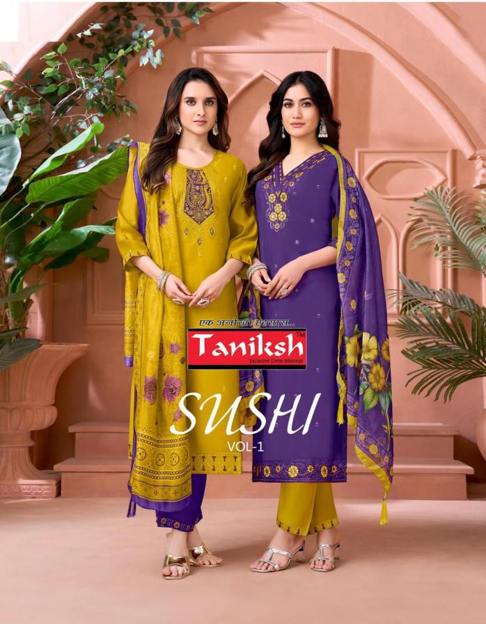 SUSHI VOL 1 BY TANIKSH ROMAN READYMADE FANCY LADIES SUITS  