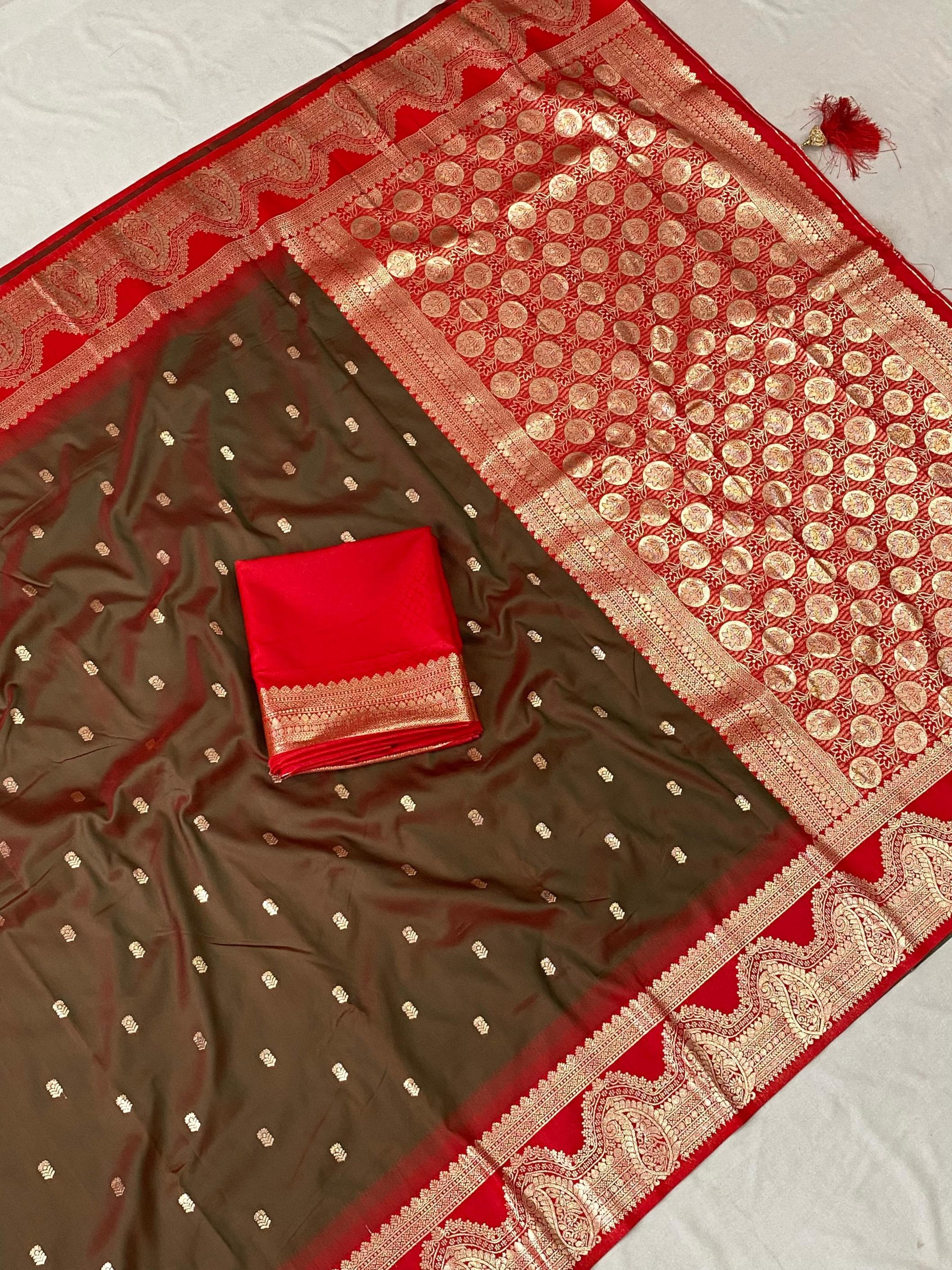 TANISHQ BANARASI SILK WEAVING DESIGNER SAREES  