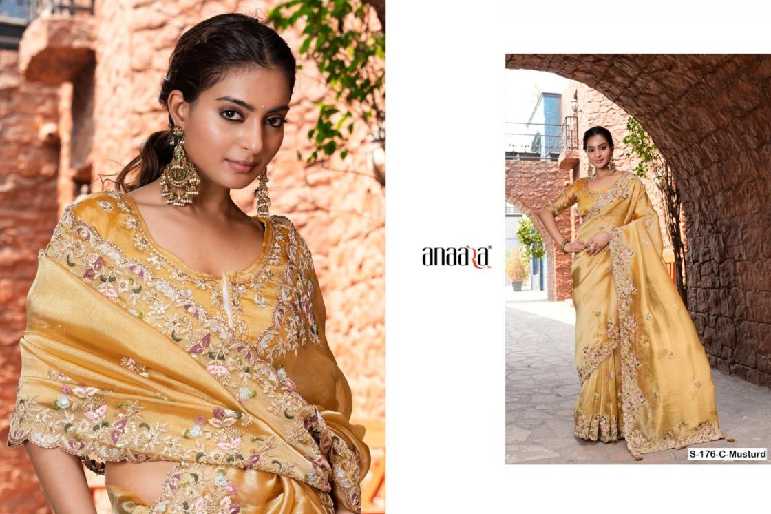 176-180-181 BY TATHASTU WEDDING WEAR FANCY SAREES ONLINE 