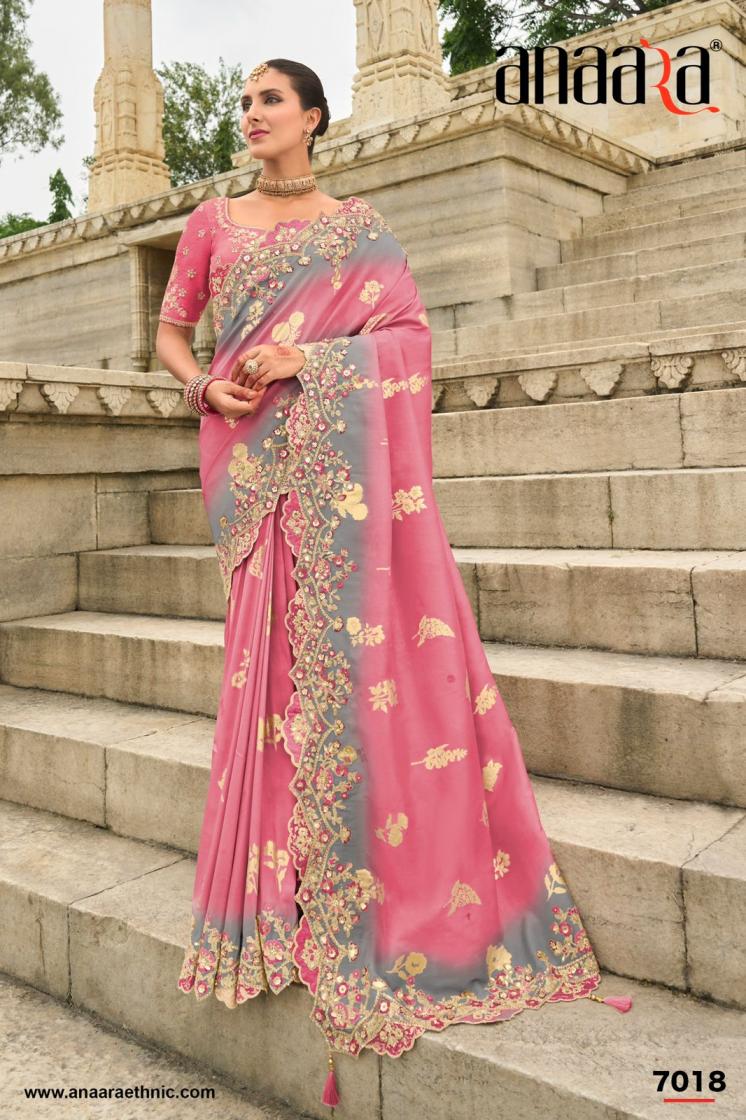 ANAARA BY TATHASTU 7001-7003 SILK FASHIONBALE SAREE ONLINE 