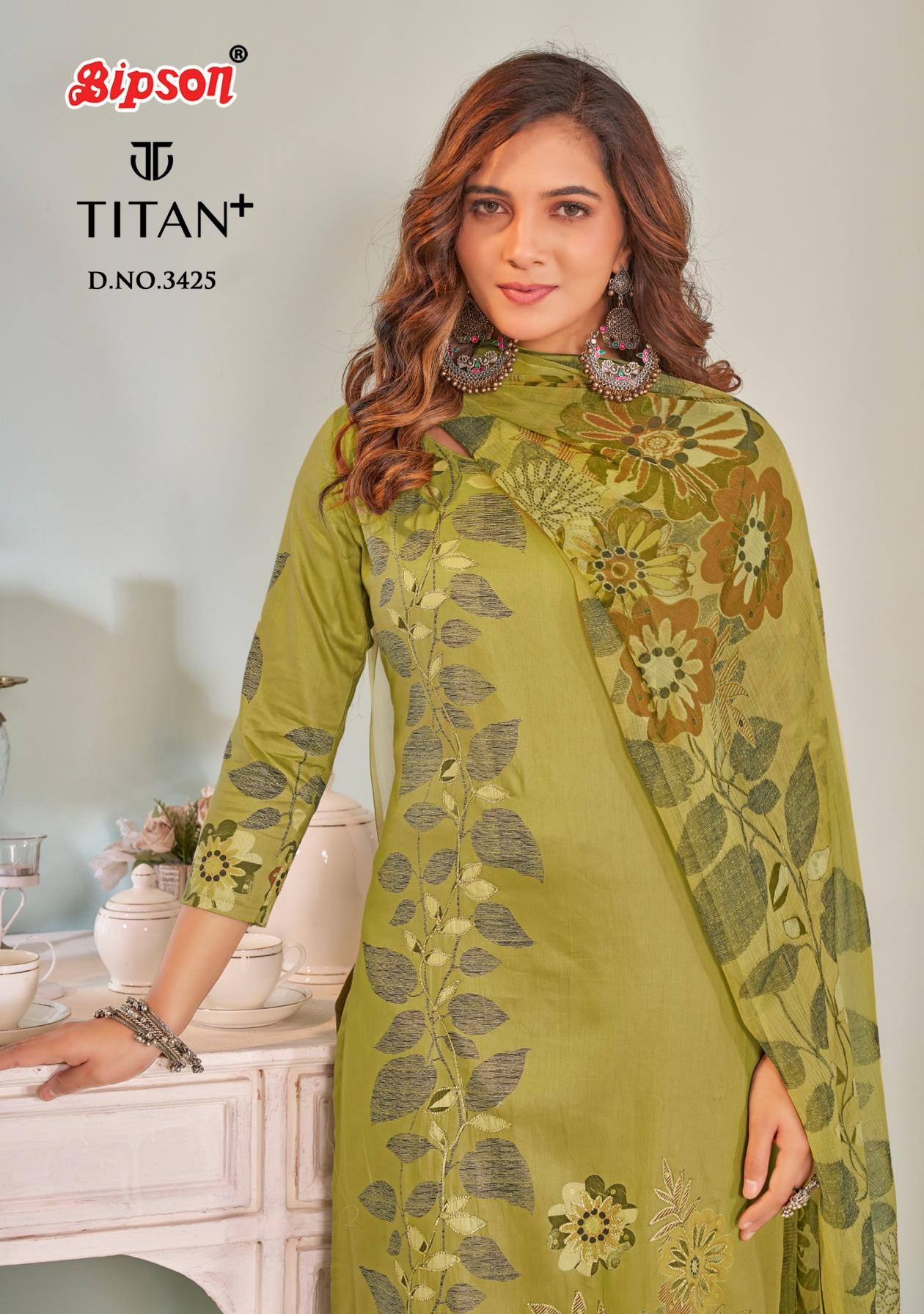 BIPSON PRINTS TITAN 3425 JAM SATIN UNIQUE SALWAR KAMEEZ 