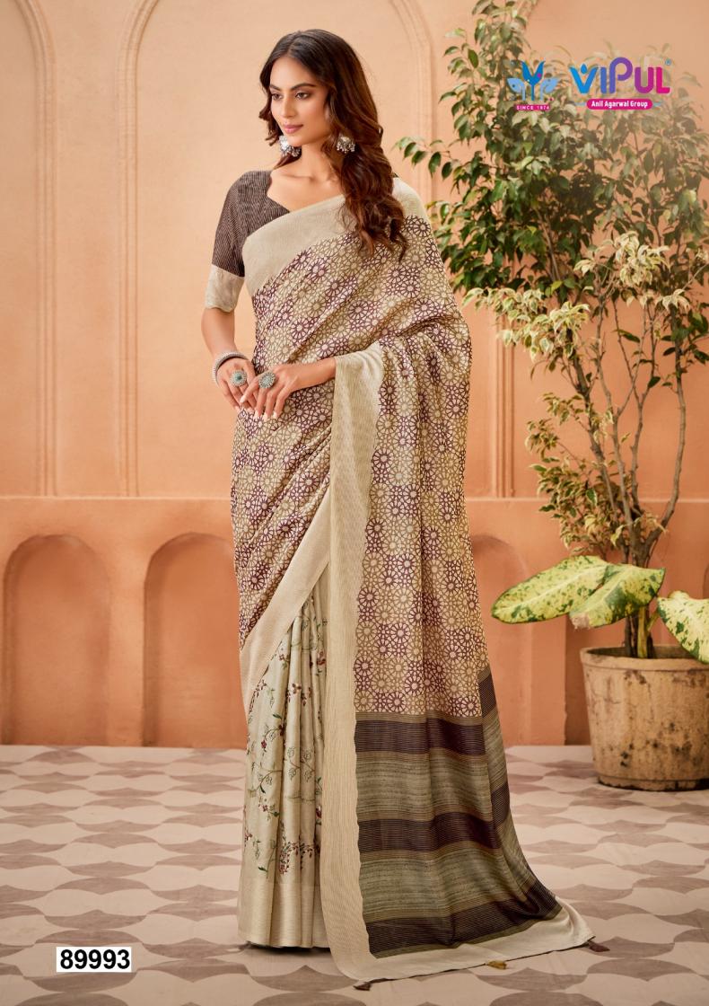 89991-89996 BY VINAY FASHION ATTRACTIVE TUSHAR SILK SAREE ONLINE 