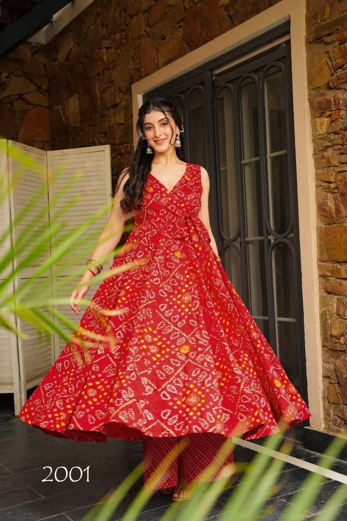 VYOMA VOL 2 HIT DESIGN FULLY STITCH RAYON ANGHRAKHA PLUS SIZE KURTI WITH PAIR