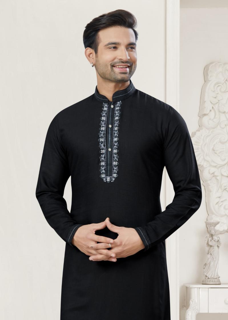 OUTLUK WEDDING COLLECTION VOL 38 COTTON FANCY FULL STITCH MENS KURTA 