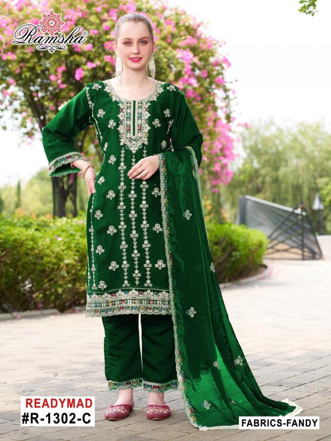 RAMSHA 1302 NX FENDY CLASSIC FULL STITCH PAKISTANI SUITS 
