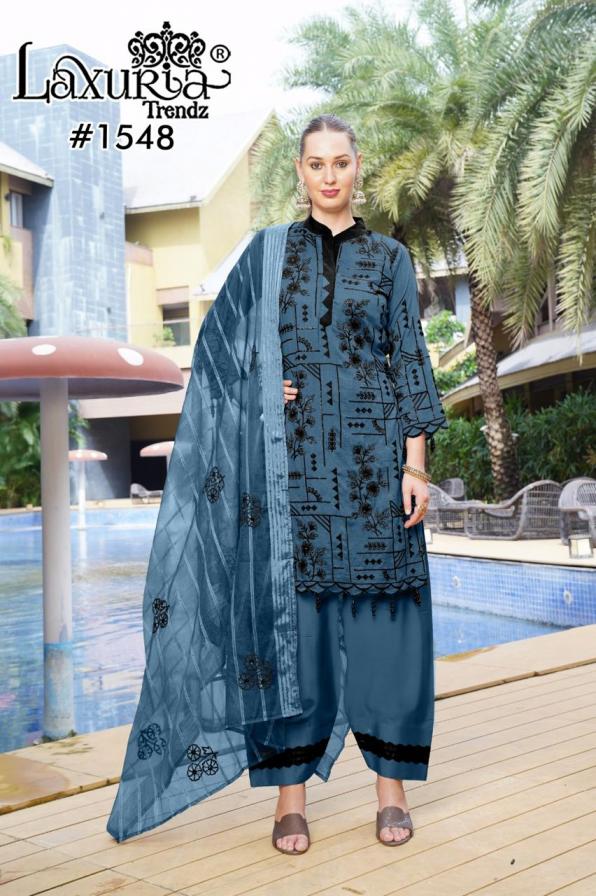 LAXURIA TRENDZ 1548 HIT DESIGN VICHITRA FULL STITCH PAKISTANI SUITS 