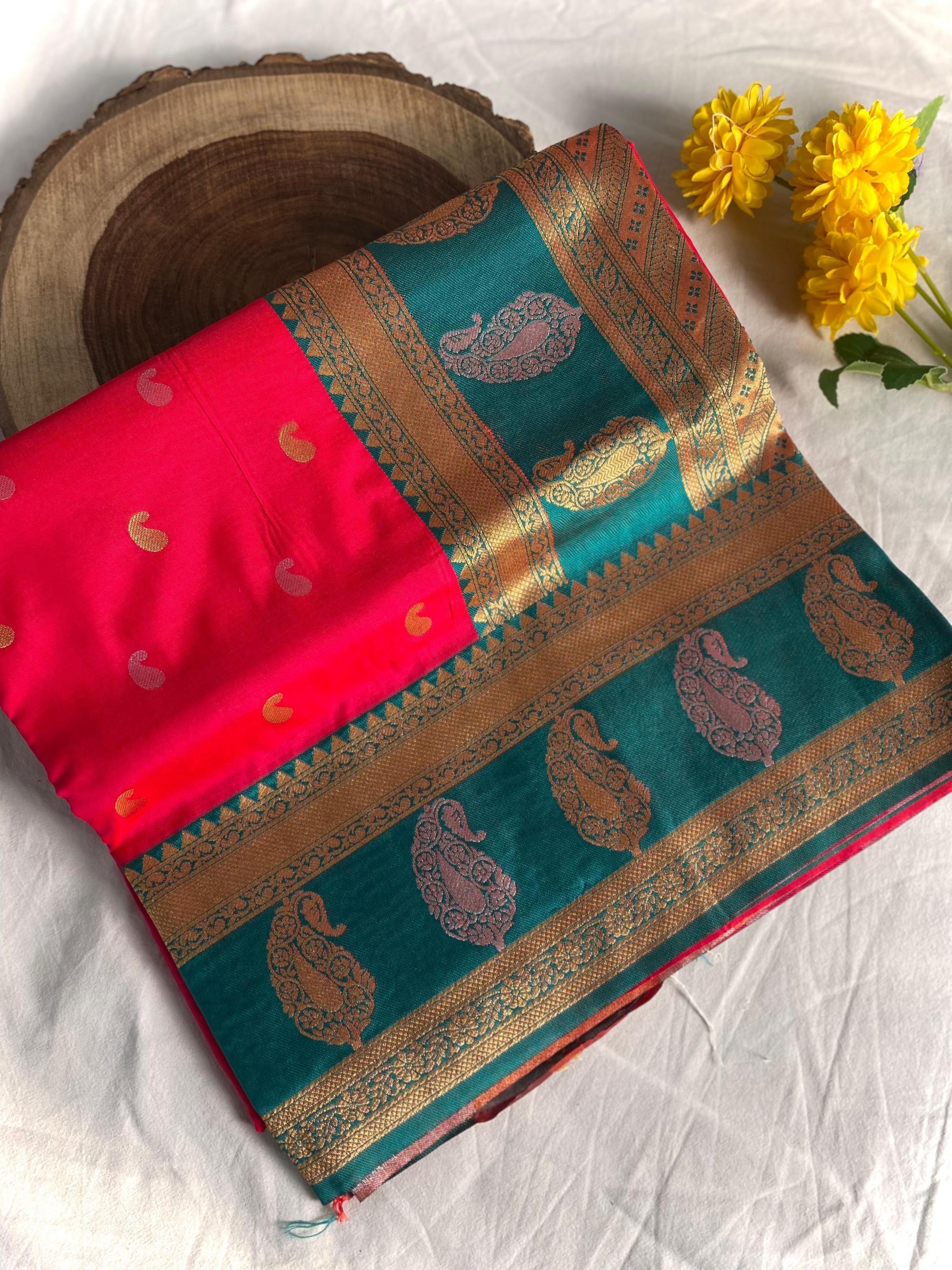 AADYA SHOP TRENDY PAITHANI WEAVING BORDER SAREES