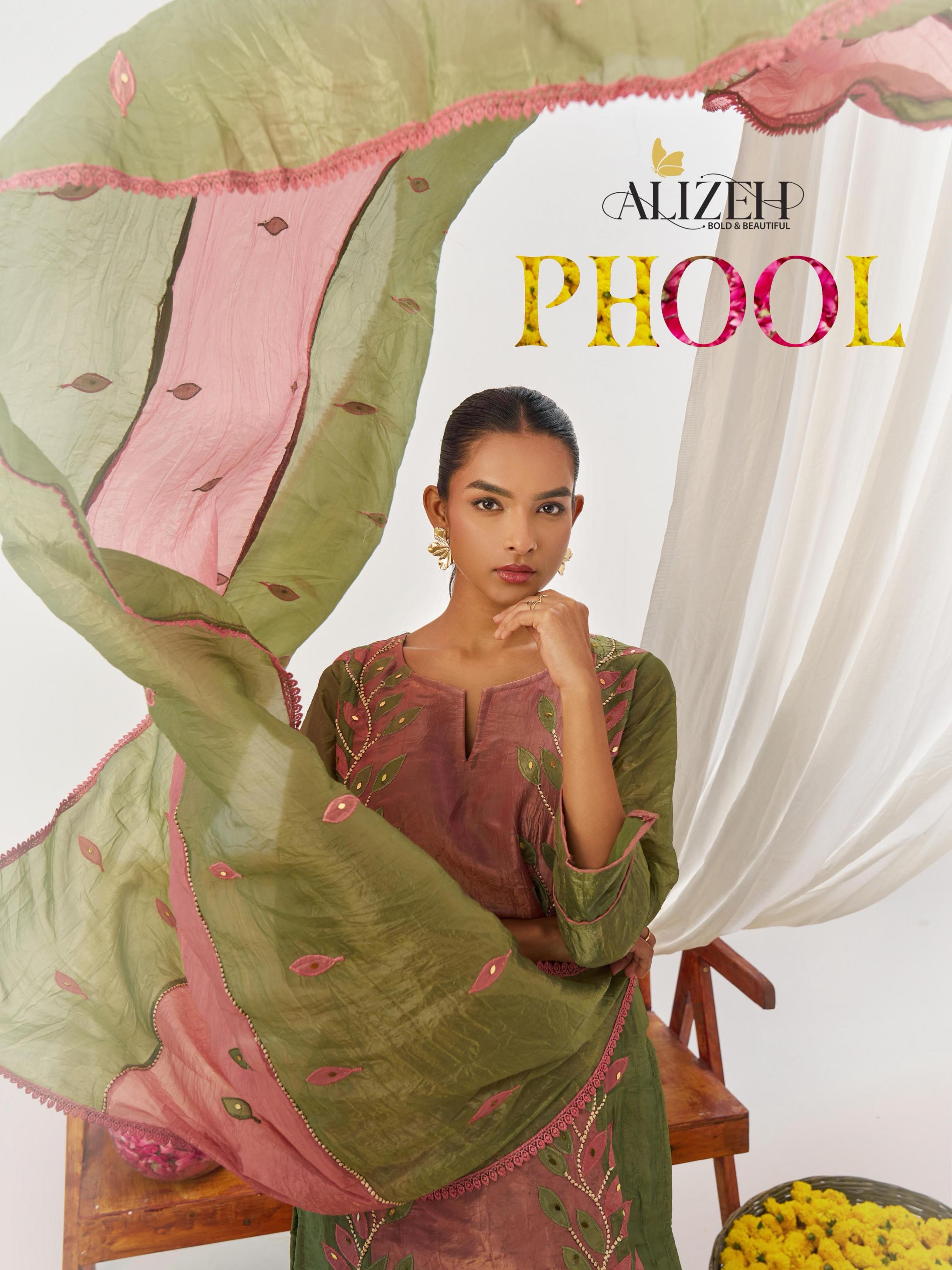 PHOOL BY ALIZEH FANCY CRUSH FULL STITCH CLASSIC SUITS 