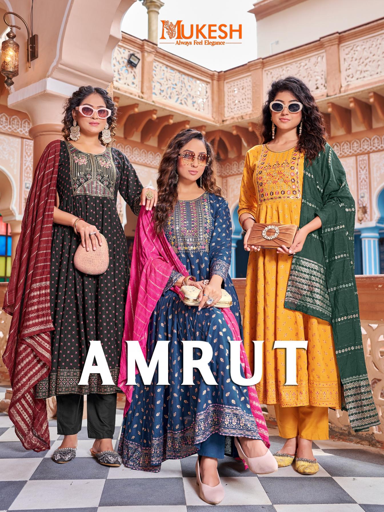 AMRUT RAYON FULLY STITCH BIG SIZE FANCY SALWAR KAMEEZ ONLINE 