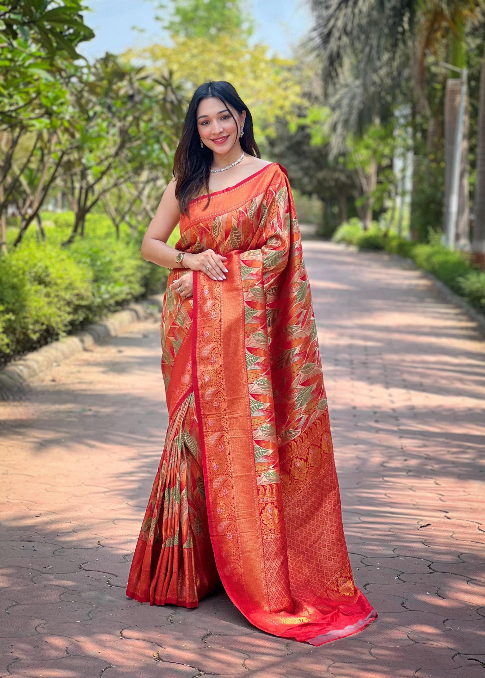 ANUSHKA KANCHIPATTU SILK ELEGANCE SAREES 