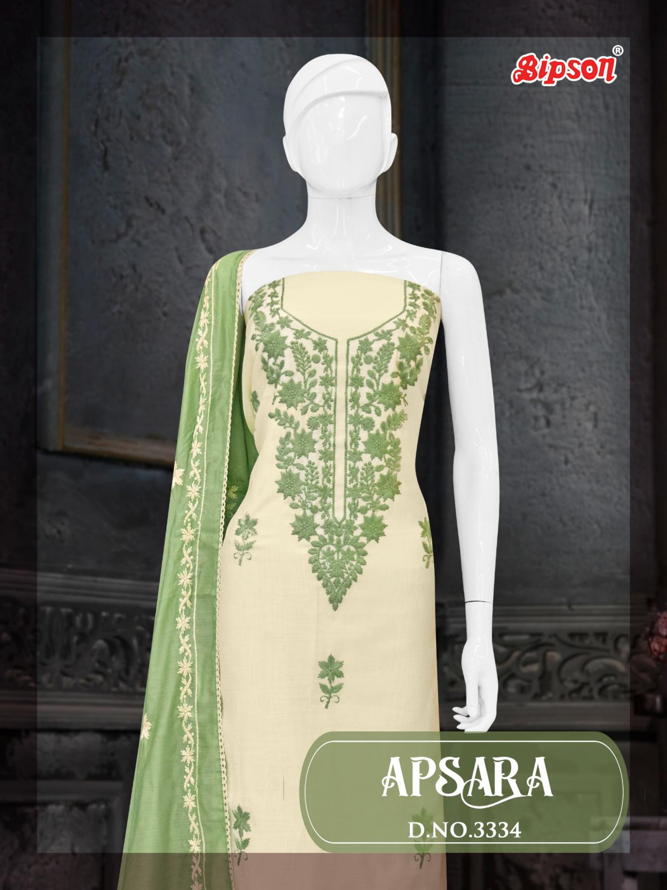 APSARA 3334 BY BIPSON PRINTS ROMAN SILK SALWAR KAMEEZ 