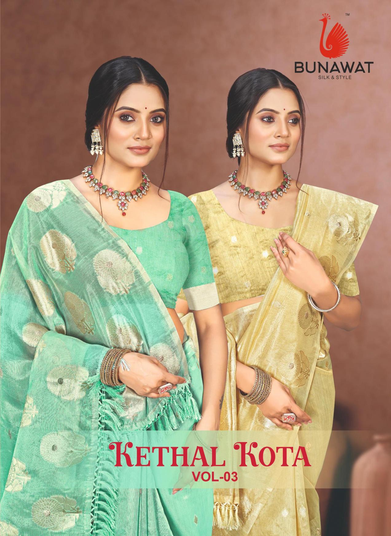  Bunawat - Kethal Kota - 03 New Designer Traditional Silk Sarees Collection